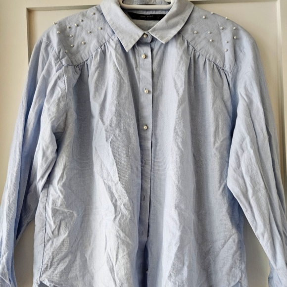 Zara basics blouse - Picture 1 of 2